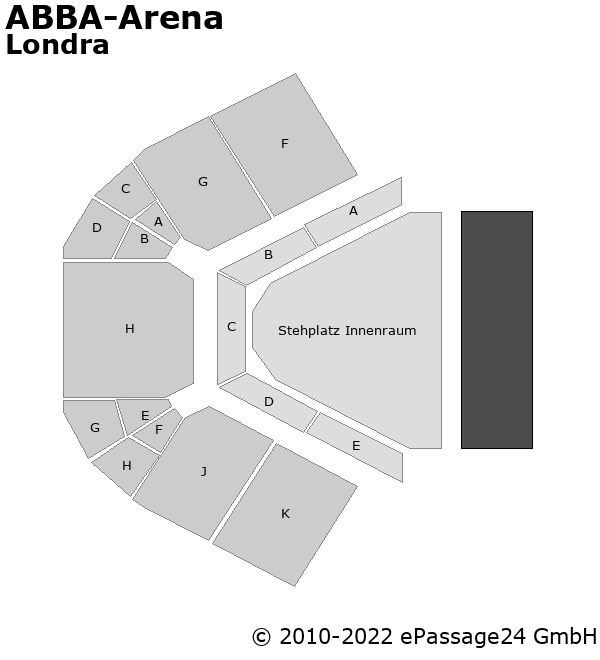 Abba Arena London Seating Plan